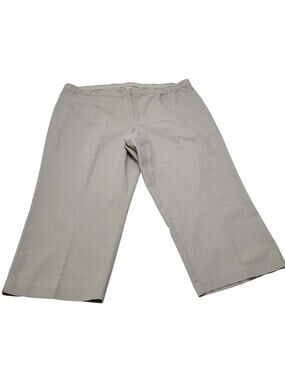 J. Jill NWT stretch knit cotton elastic pants ankle crop cropped minimalist 28W